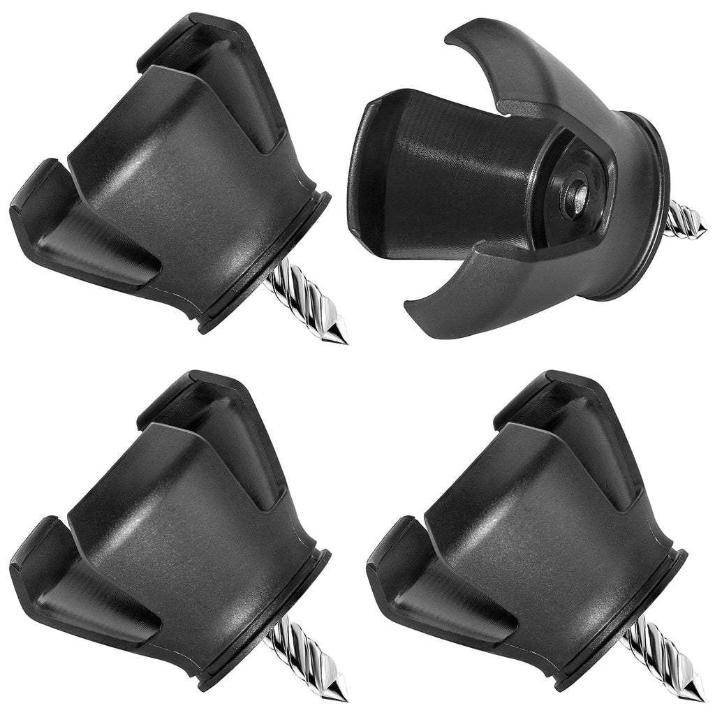 Famgee 3-Prong Golf Ball Retriever Grabber Portable Pick-Up Claw Plastic Picker Upper Suction Cup Grip Sucker Tool For Golf Putt