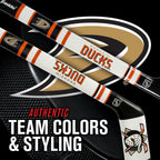 Franklin Sport Anaheim Ducks Nhl Mini Soft Hockey Stick Set - Great Toy For Kids- Nhl Team Soft Foam Mini Knee Hockey Stick And
