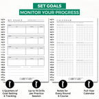 Golf Log Book: Hardcover Edition - Wire-Bound Golf Notebook For Practice Stats And Round Logging - Golf Scorecard Book With Golf