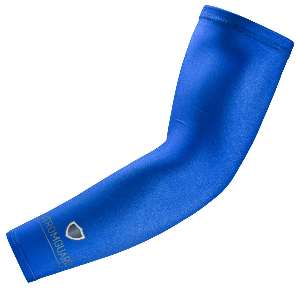 Stromguard Compression Sports Arm Sleeve Digital Camo Baseball Football Basketball - (One Arm Sleeve) (Youth Large, #27 - Blue)