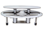 Attwood 66516-1 Retractable Low-Profile Stainless Steel Marine Boat 7-Inch Neat Cleat (66516-7)