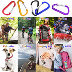 10 Pack 3'' Aluminum Spring Snap Hook Carabiner D Ring Carabiner Clip Camping Accessories Fishing Hiking Traveling And Keychain
