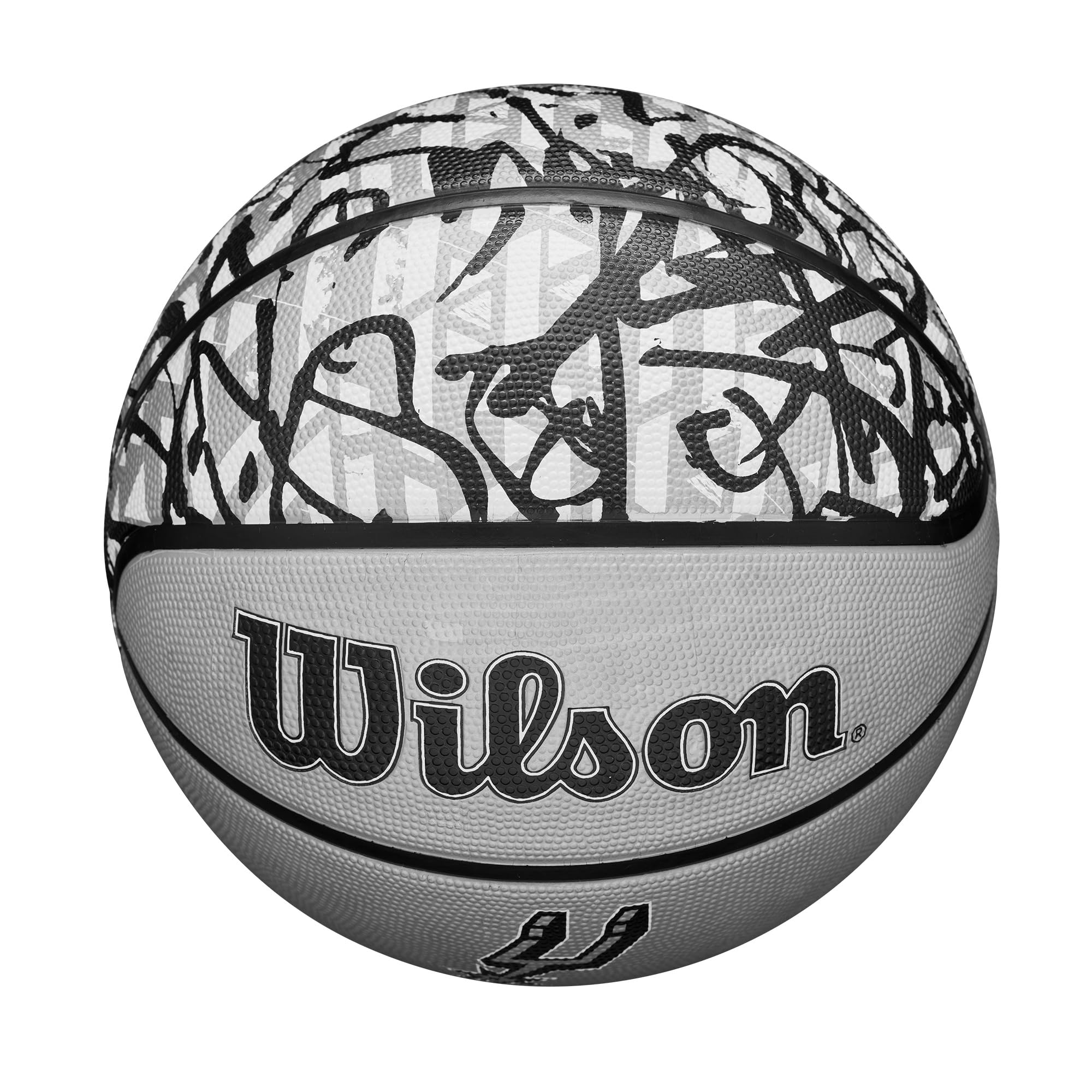 Wilson Nba Team Graffiti Basketball - San Antonio Spurs, Size 7-29.5''