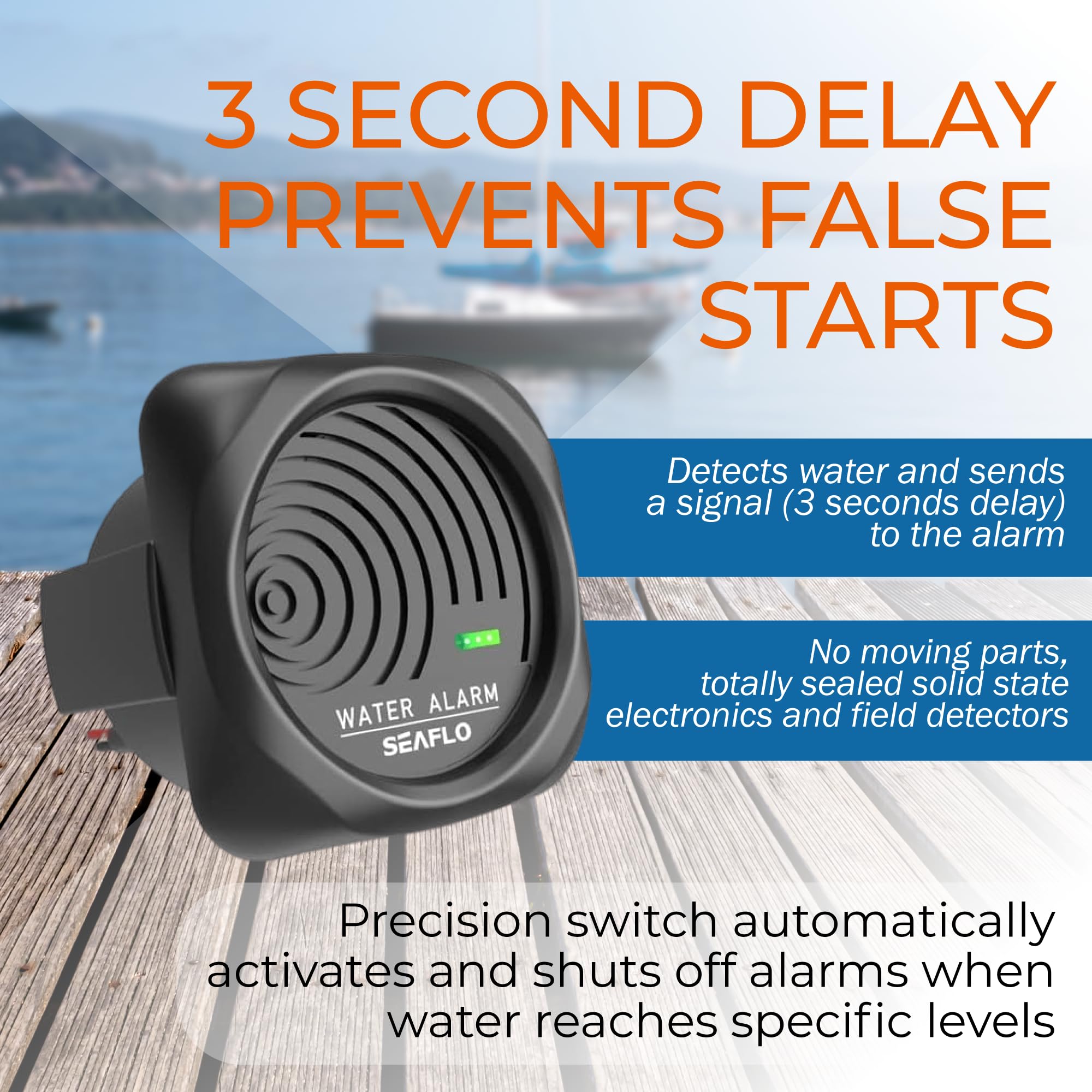 Seaflo 12V High Water Level Bilge Alarm System