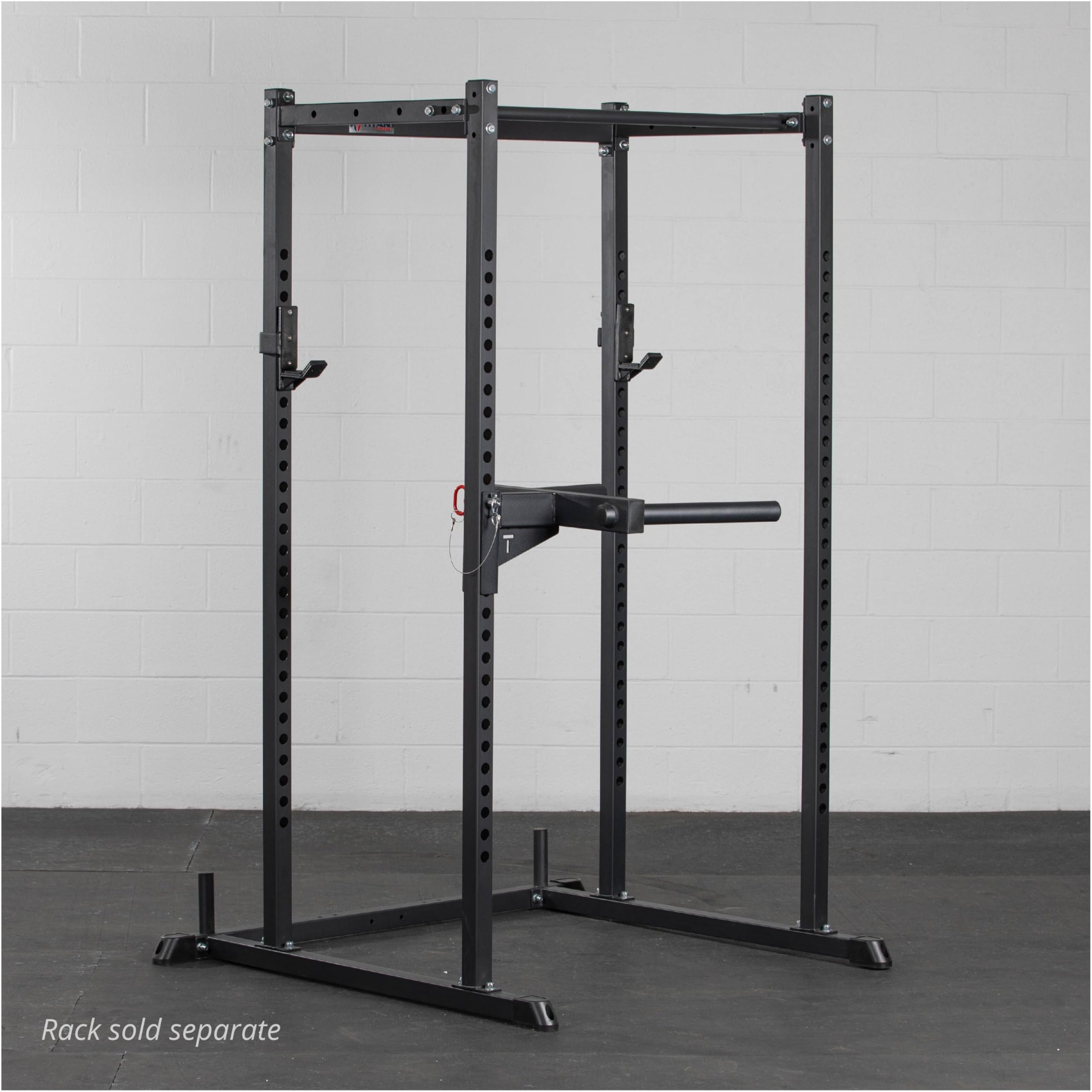 Titan Fitness T-2 Series Y-Dip Bar, Rack Mounted Dip Attachment, 550 Lb Capacity, Fits 2'' X 2'' Tubular Steel