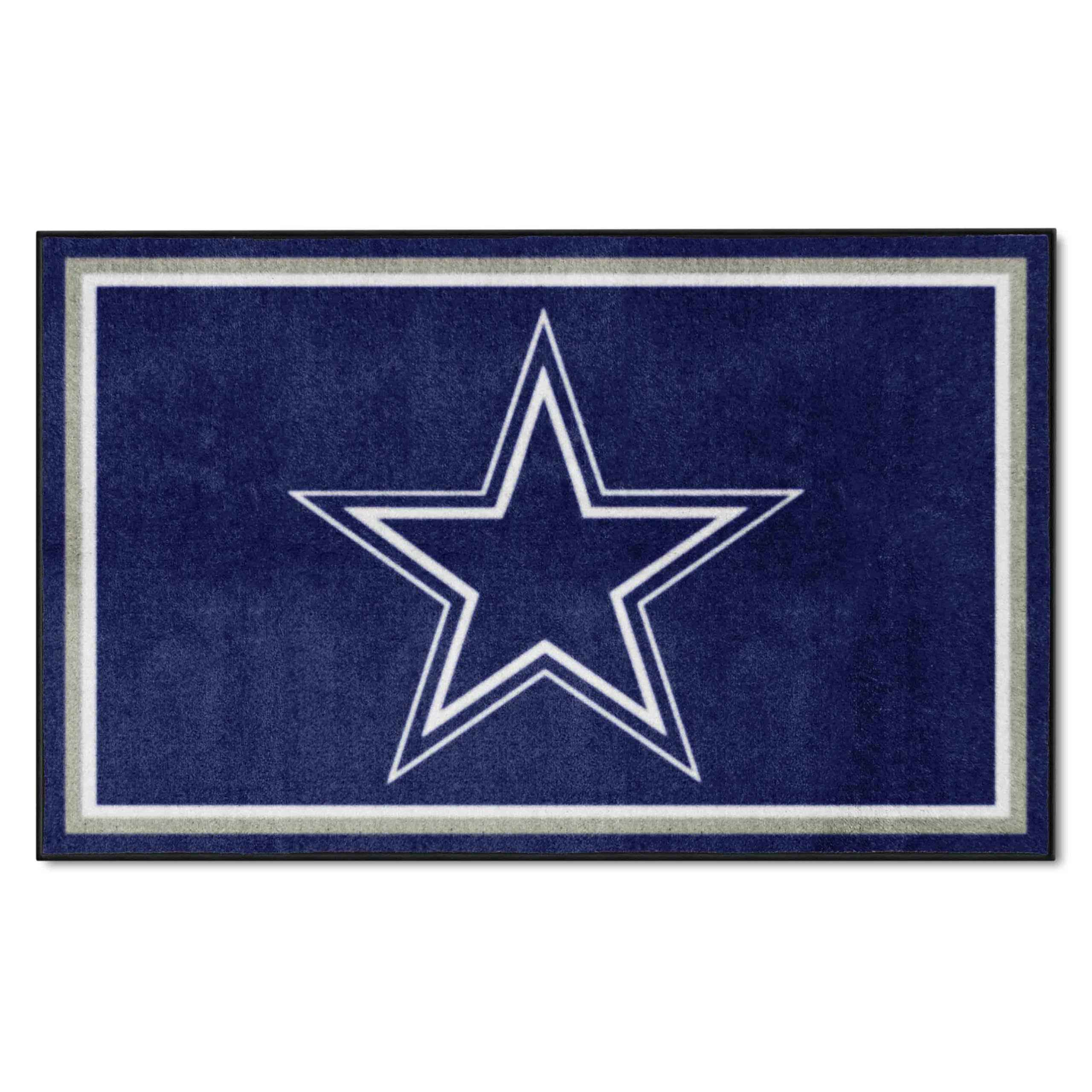 FANMATS 6270 Dallas Cowboys 4ft. x 6ft. Plush Area Rug