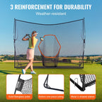 Vevor 10.8X7Ft Golf Practice Hitting Net Indoor Personal Driving Range Training