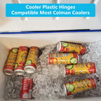 Cooler Hinges Replacement For Coleman Camping Cooler Accessories 5226 5227B 5240 5241 5241A 5245 5286 6270 6273, Ice Chest Plast
