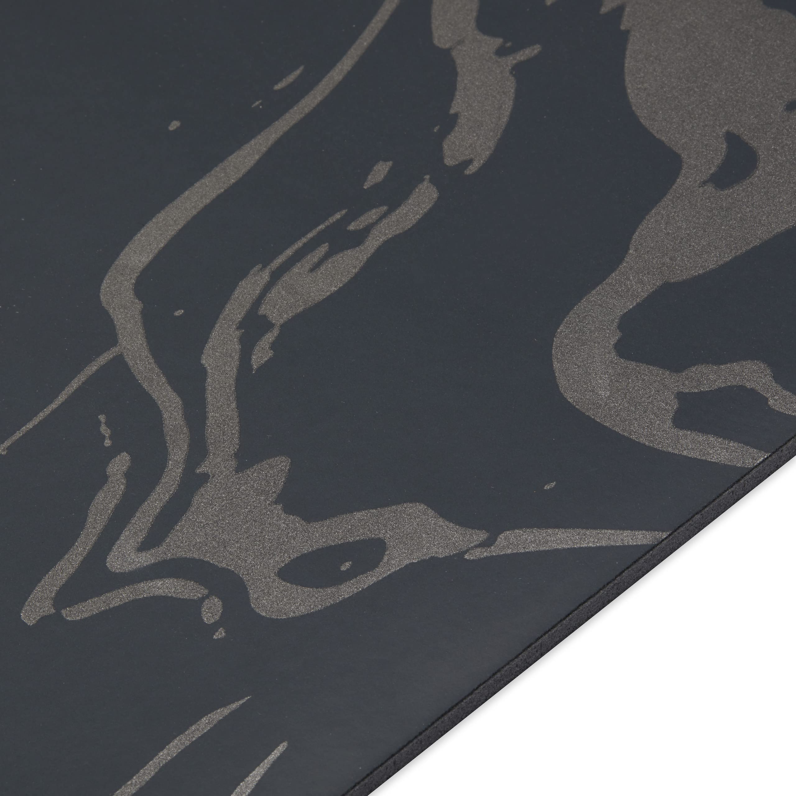 Gaiam Dry-Grip Yoga Mat - 5Mm Thick Non-Slip Exercise & Fitness Mat For Standard Or Hot Yoga, Pilates And Floor Workouts - Cushi