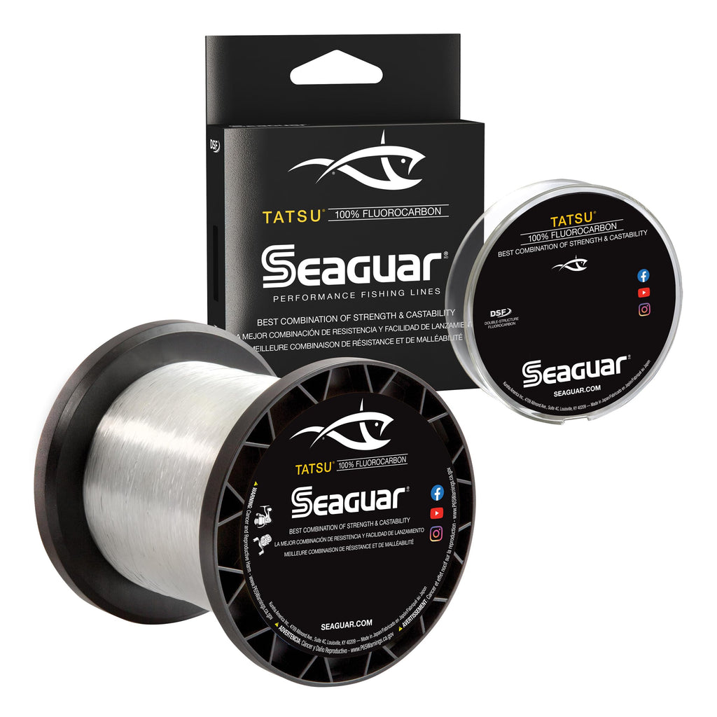 Seaguar Tatsu 100% Fluorocarbon Fishing Line Dsf, 17Lbs, 1000Yds Break Strength/Length - 17Ts1000