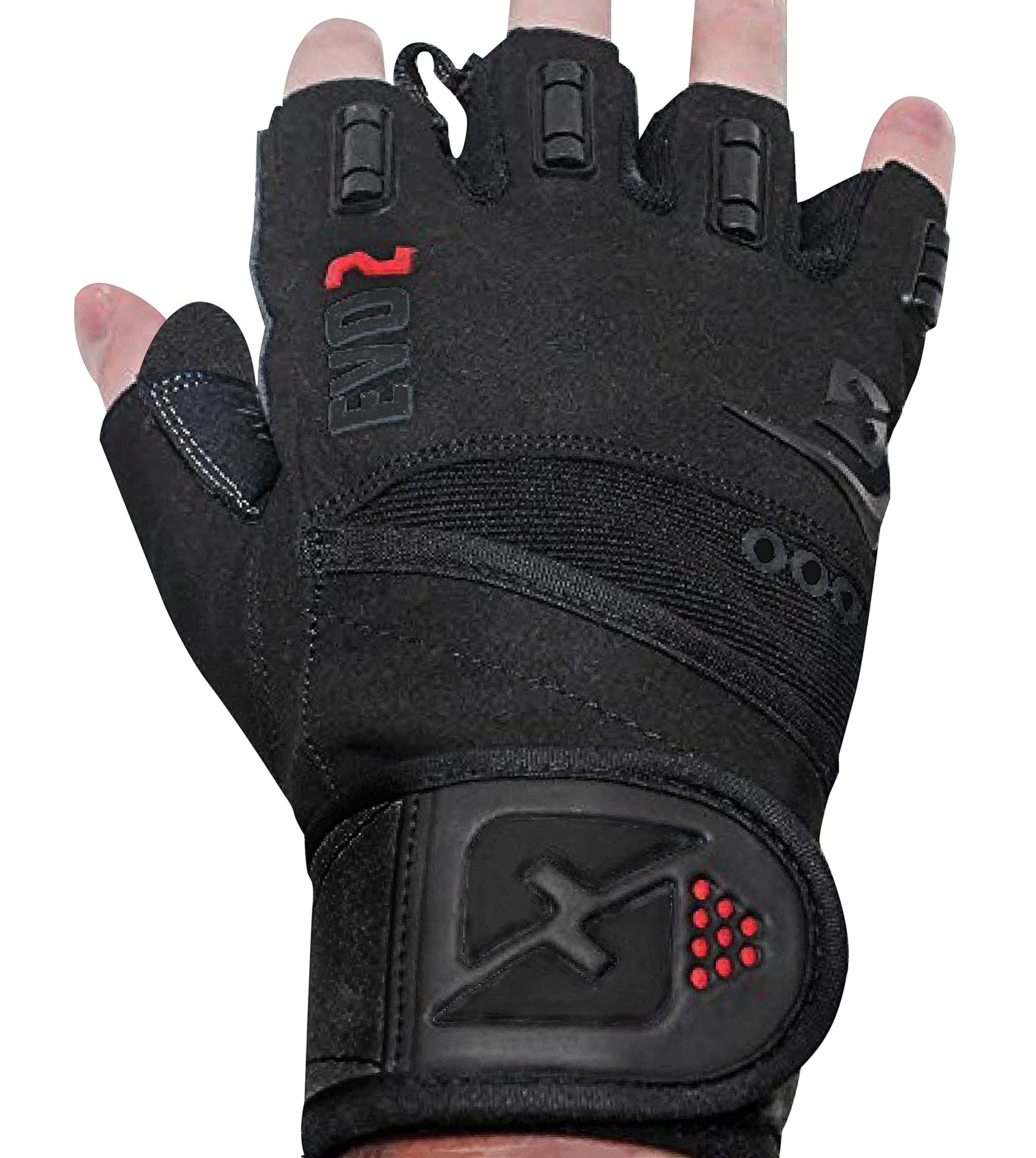 skott Evo 2 Weightlifting Gloves with Integrated Wrist Wrap SupportDouble Stitching for Extra DurabilityGet Ripped with The Be