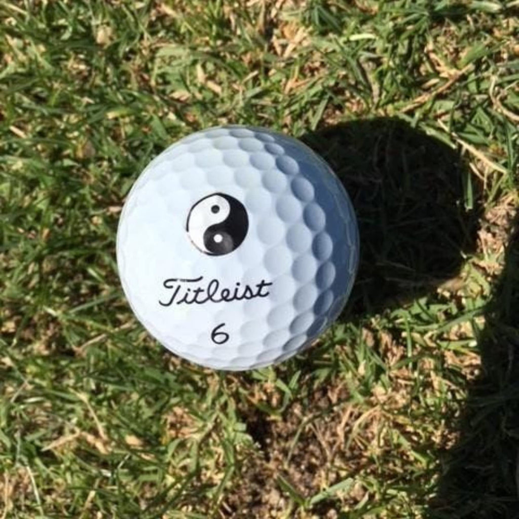 Golfdotz | Yin Yang Design | Golf Ball Markers | Golf Accessories | Golf Ball Customizers | 32 Count