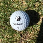Golfdotz | Yin Yang Design | Golf Ball Markers | Golf Accessories | Golf Ball Customizers | 32 Count