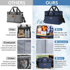 Lifewit Cooler Bag 50 Cans Collapsible And Insulated Large Lunch Bag Leakproof Soft Cooler Portable For Camping/Bbq/Family Outdo
