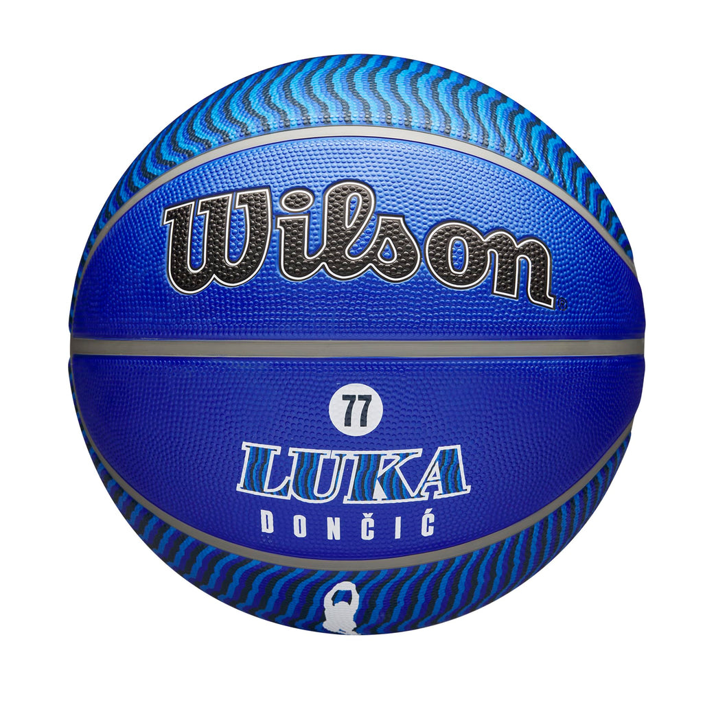 Wilson Nba Player Icon Outdoor Basketball - Luka Doncic, Size 7-29.5''