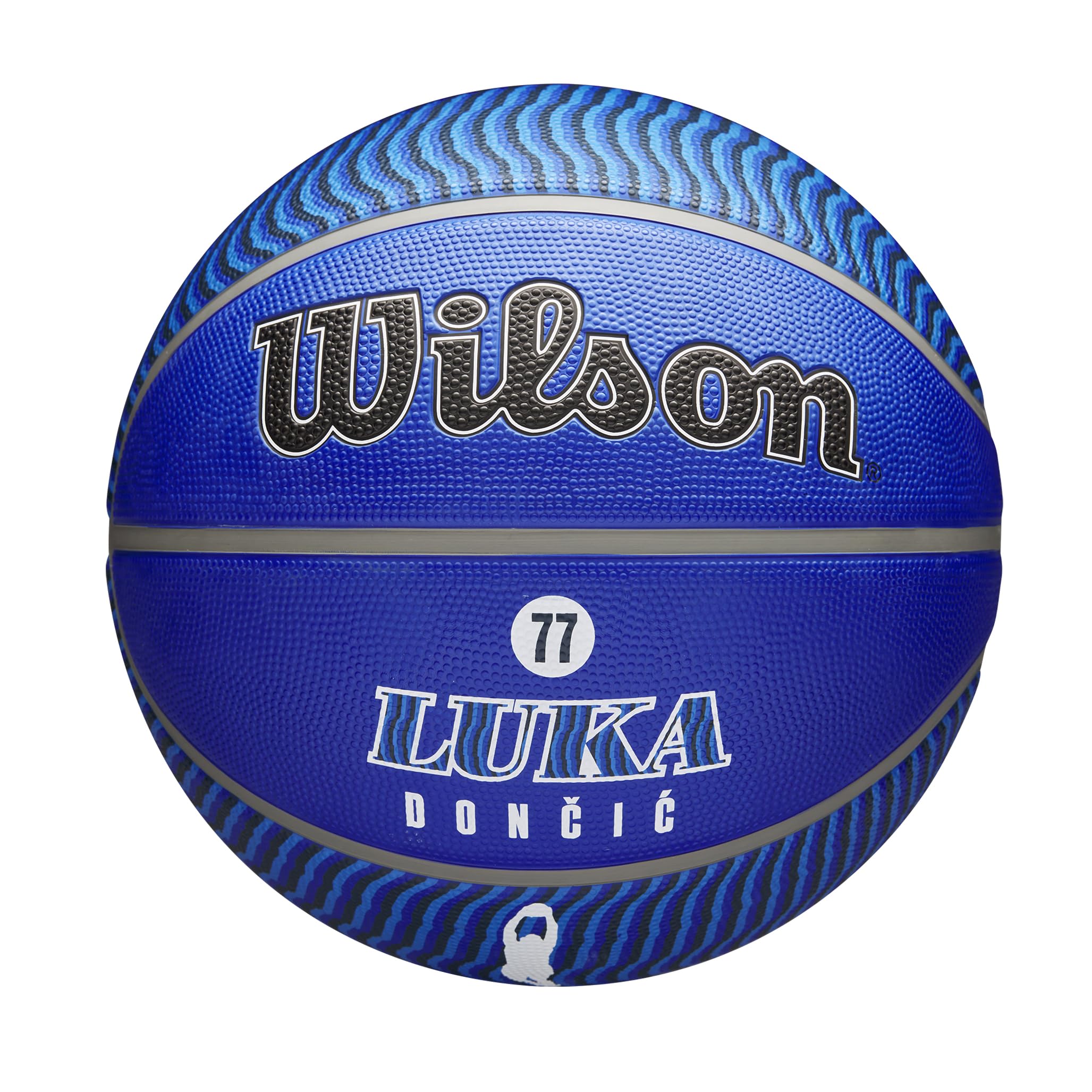 Wilson Nba Player Icon Outdoor Basketball - Luka Doncic, Size 7-29.5''