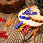 30 Pieces Aluminum Alloy Guyline Cord Adjusters Rope Adjusters Tent Tensioners Tent Wind Rope Buckles Camping Accessories For Te