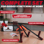 3 Bar Leg Stretcher - Stainless Steel Split Machine Mma Equipment Hamstring Stretcher Device Boosts Range Of Motion And Stretchi
