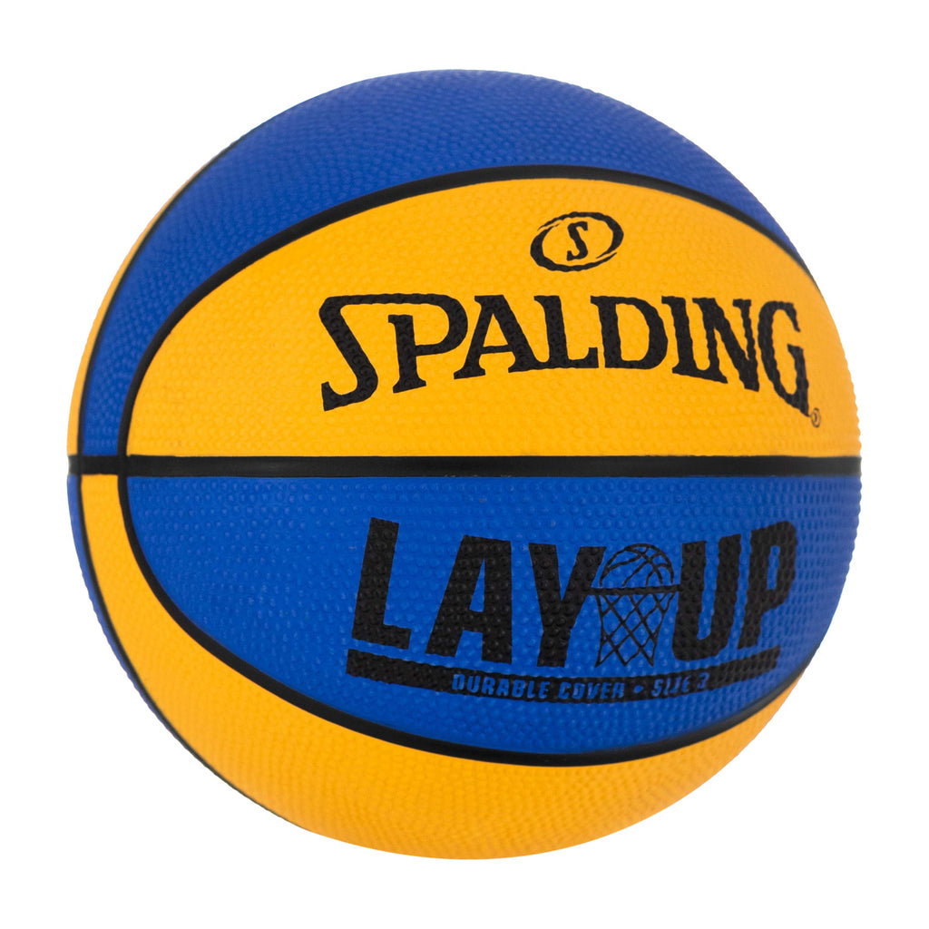 Spalding Lay-Up Mini Outdoor Blue/Orange Basketball 22