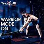 Yes4All Steel Mace Bell For Strength Training, Shoulder, Grips & Forearms Workouts - 15 Pounds