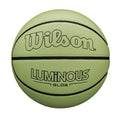 Wilson Luminous Glow Basketball - Size 7 - 29.5'', Green