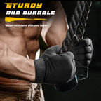 Freetoo Full-Finger Workout Gloves For Men, [Excellent Grip] [Palm Protection] Padded Weightlifting Gloves Lightweight Gym Glove