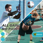 Newbyinn Padded Arm Sleeves 2 Pack, Elbow Forearm Crashproof Pads For Football Basketball Volleyball Soccer