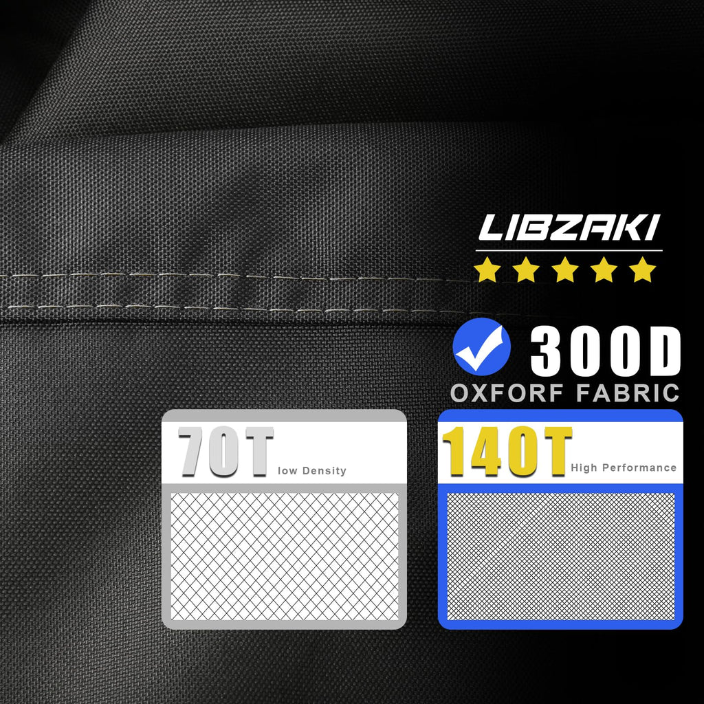 Libzaki 10.8-12Ft Kayak Cover Accessories, Waterproof & Uv Protection Sup Paddle Boards Cover For Indoor/Outdoor Storage-M-Black
