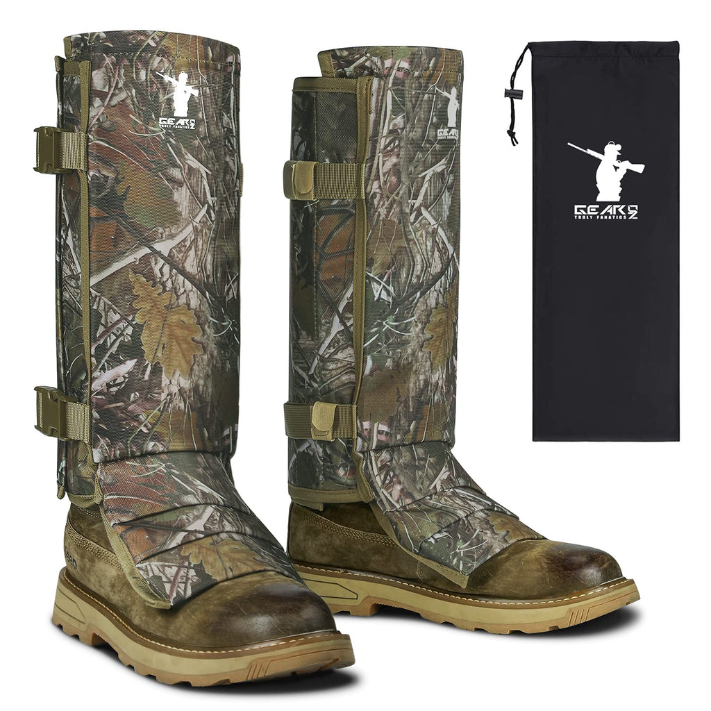 Gearoz Snake Gaiters Snake Chaps, Waterproof Lower Legs Snake Guards, Snake Bite Protective Gaiters, Anti-Snake Gaiters For Men/