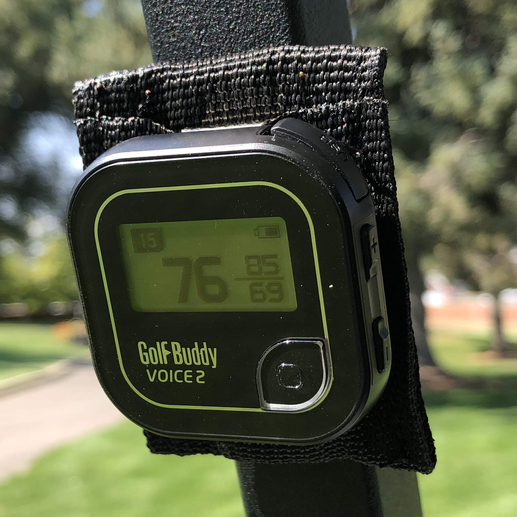Bushwhacker Magnetic Gps Mount For Golf Cart Railing - Fits Most Gpss With Belt Clip - Holder Attachment Rangefinder Bar Accesso