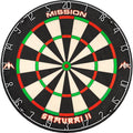 Mission Darts Db023 Samurai Ii  Professional Competition Standard Dartboard With Ultra Thin Wire Construction And Non Fade Colou