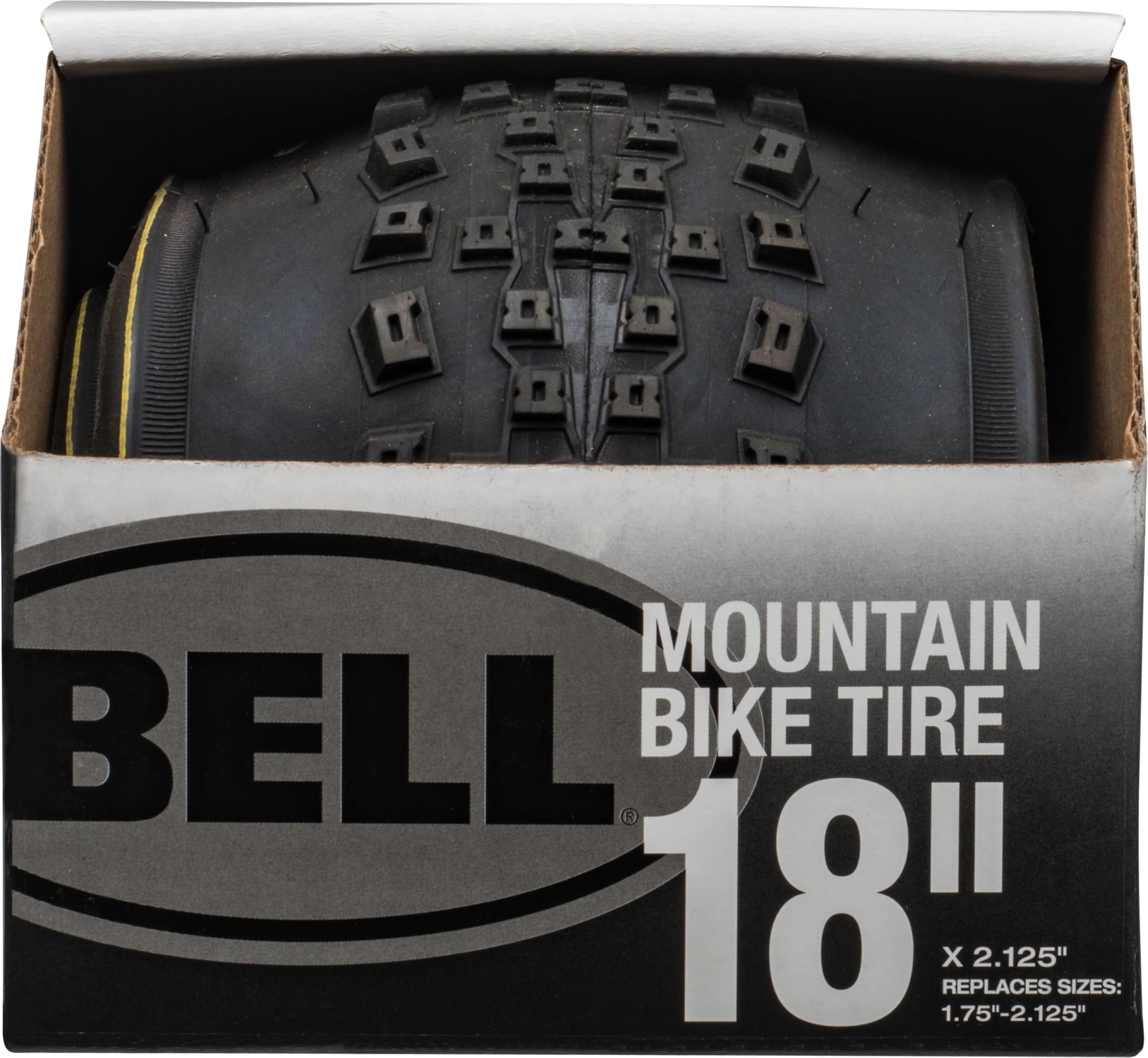 Bell Mountain Bike Tire, 18 x 1.75-2.125, Black