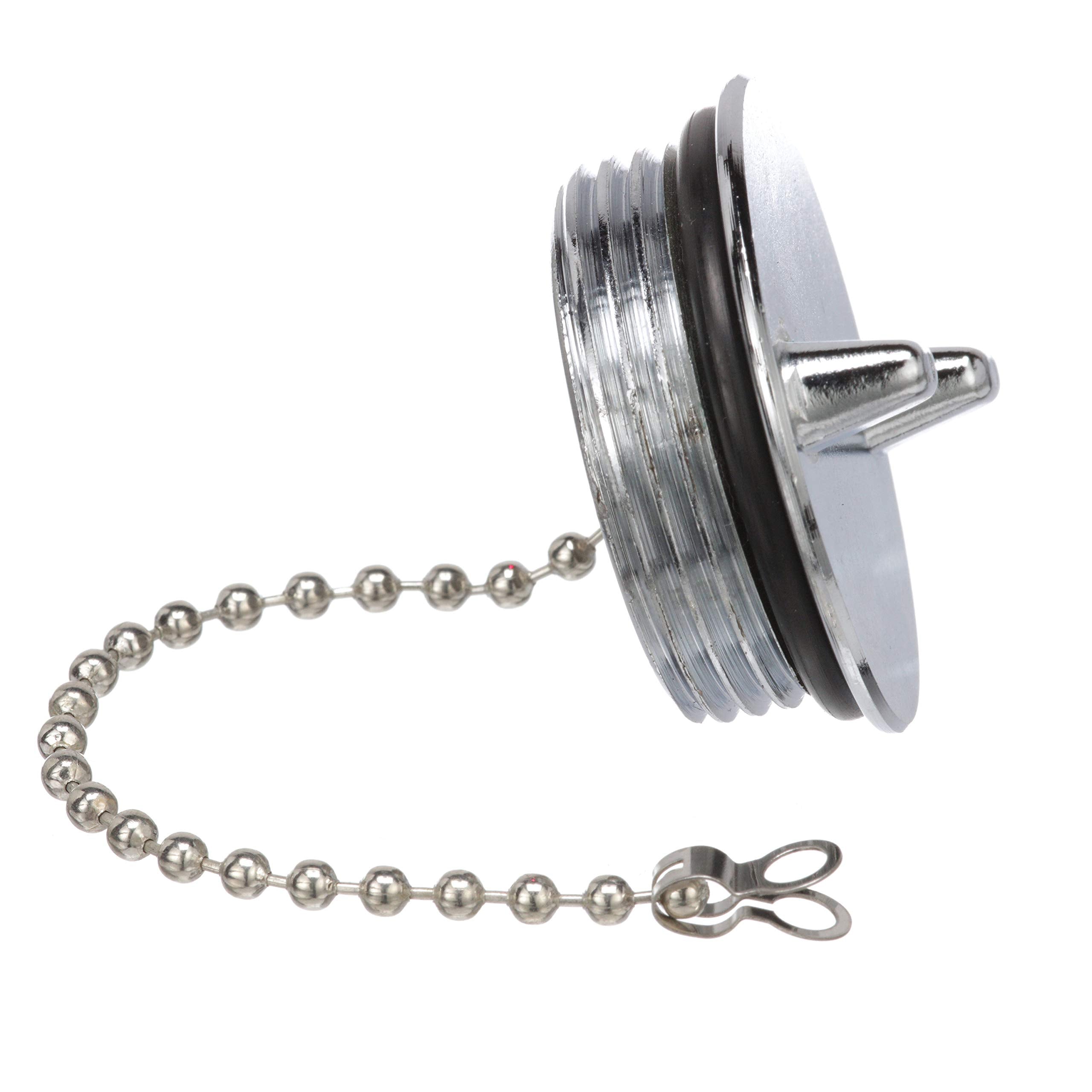 Seachoice Replacement Gas Fill Cap, Chrome-Plated Zamak