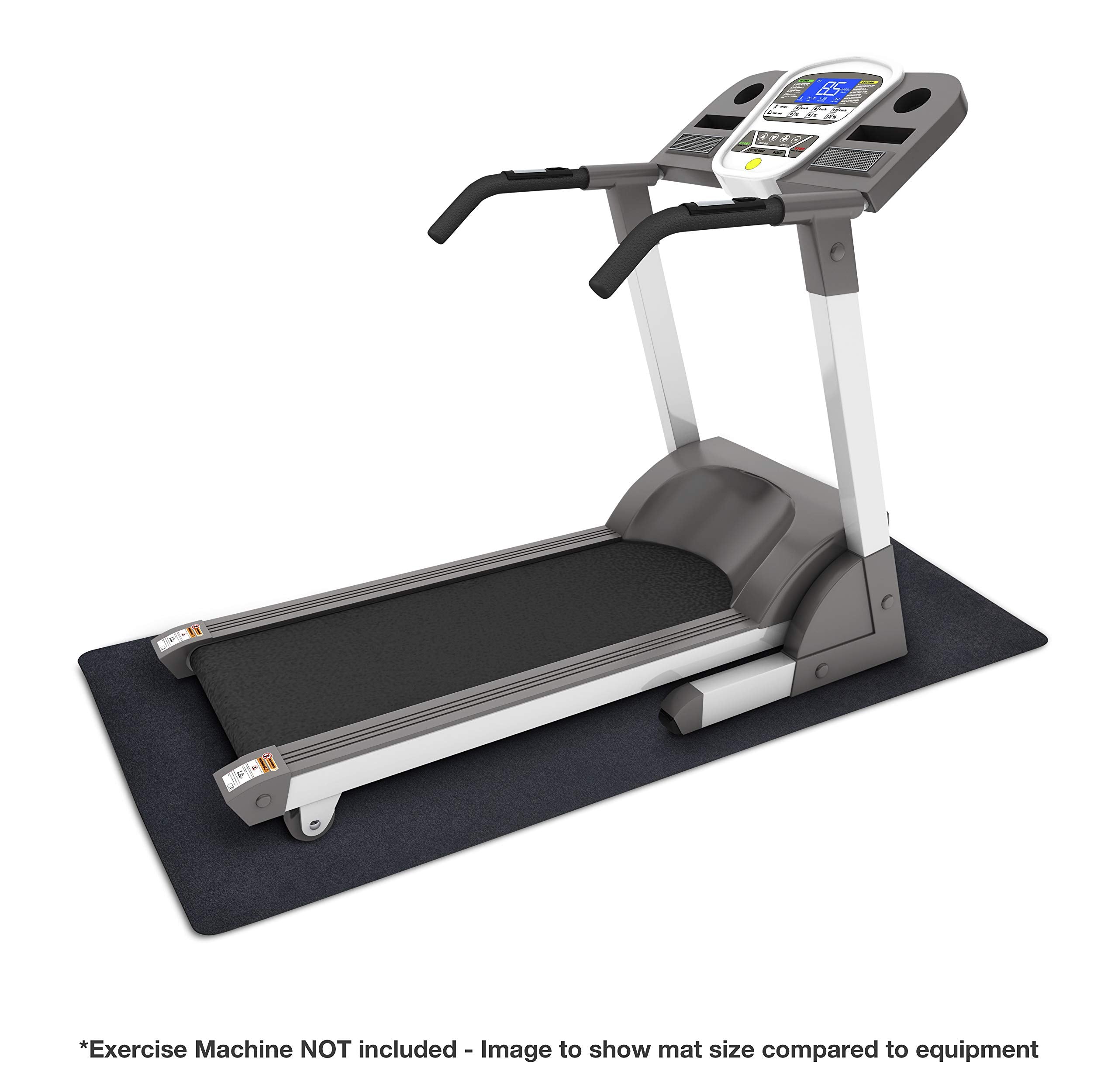 Motiontex Exercise Equipment Mat For Under Treadmill, Rowing Machine, Elliptical, Fitness Equipment, Home Gym Floor Protection,