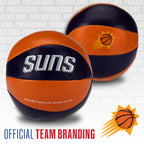 Franklin Sports Nba Phoenix Suns Toy Basketballs - 2 Pack Of Kids Soft Mini Basketballs For Over The Door + Indoor Hoops - Nba F