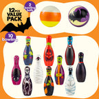 Joyin Halloween Foam Bowling Set For Kids Toys Party Supplies, Get-Together Party, Game Day Events, Indoor Outdoor Party, Birthd