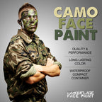 Bobbie Weiner 5 Color Face Paint Kit, Camouflage