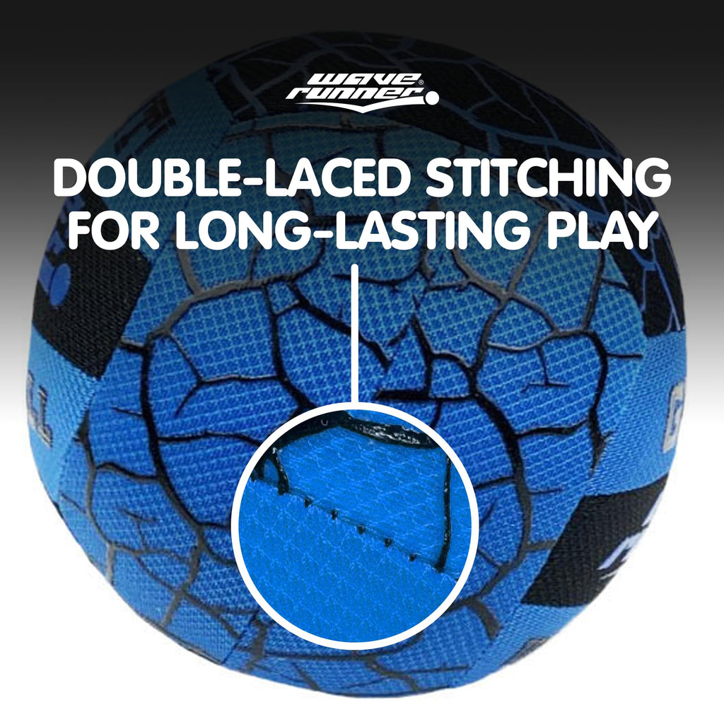 Wave Runner Waterproof Volleyball With Sure-Grip Technology - Perfect For Pool Games, Beach Volleyball And Indoor Pool - Durable