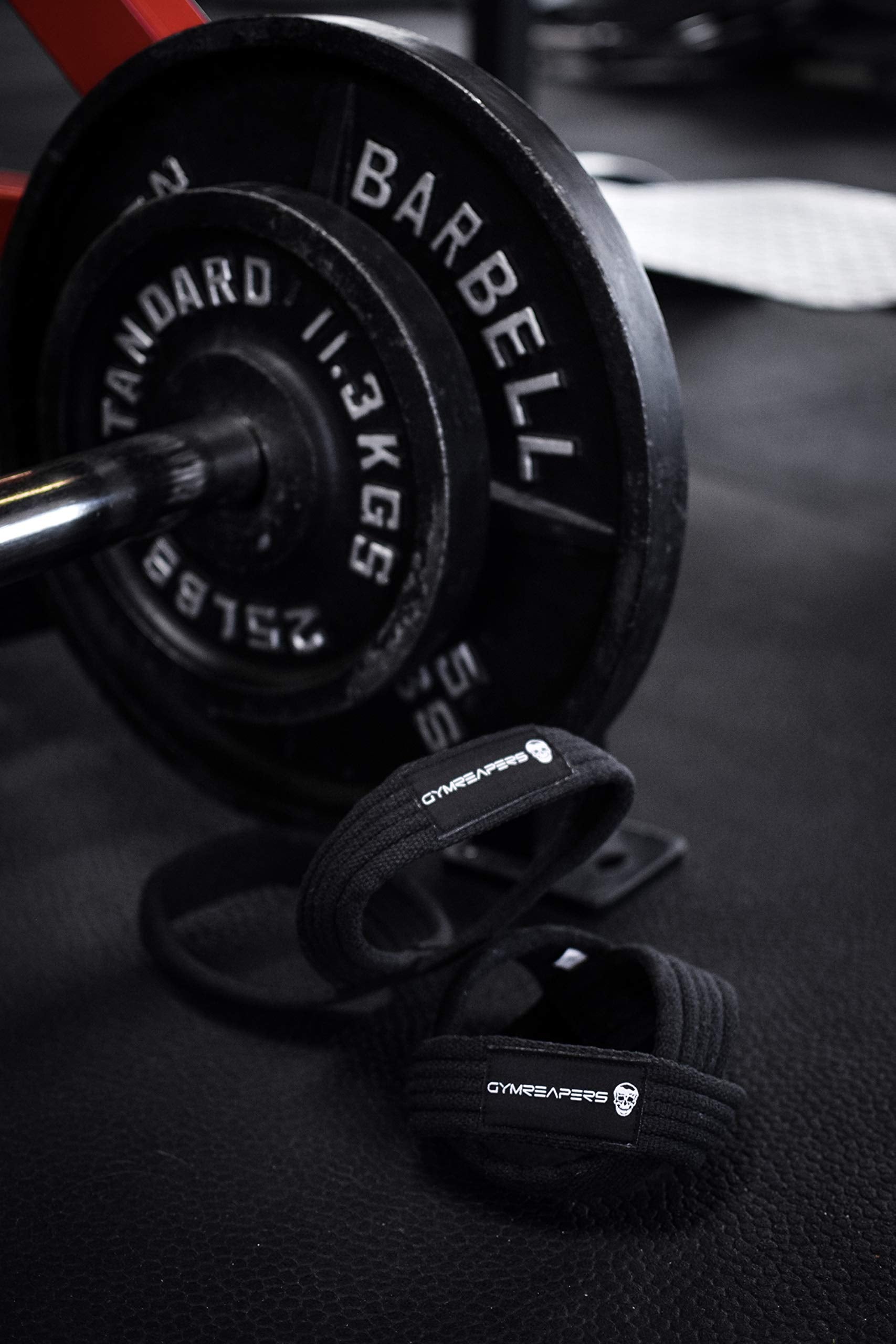 Gymreapers Figure 8 Lifting Straps For Deadlift, Powerlifting, Strongman, & Cross Training Strong Weightlifting Wrist Straps For