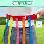 Wettarn 8 Pcs Catch Tail Game Belt Set Field Day Games Catching Equipment For Adults And Kids Ideal For Family Gatherings Parks