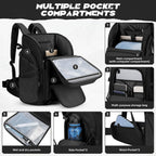 Maelstrom Tactical Backpack For Men, 40L Military Backpack,Water Resistant Assault Pack For Women, 3-Day Bug Out Bag For Hiking,