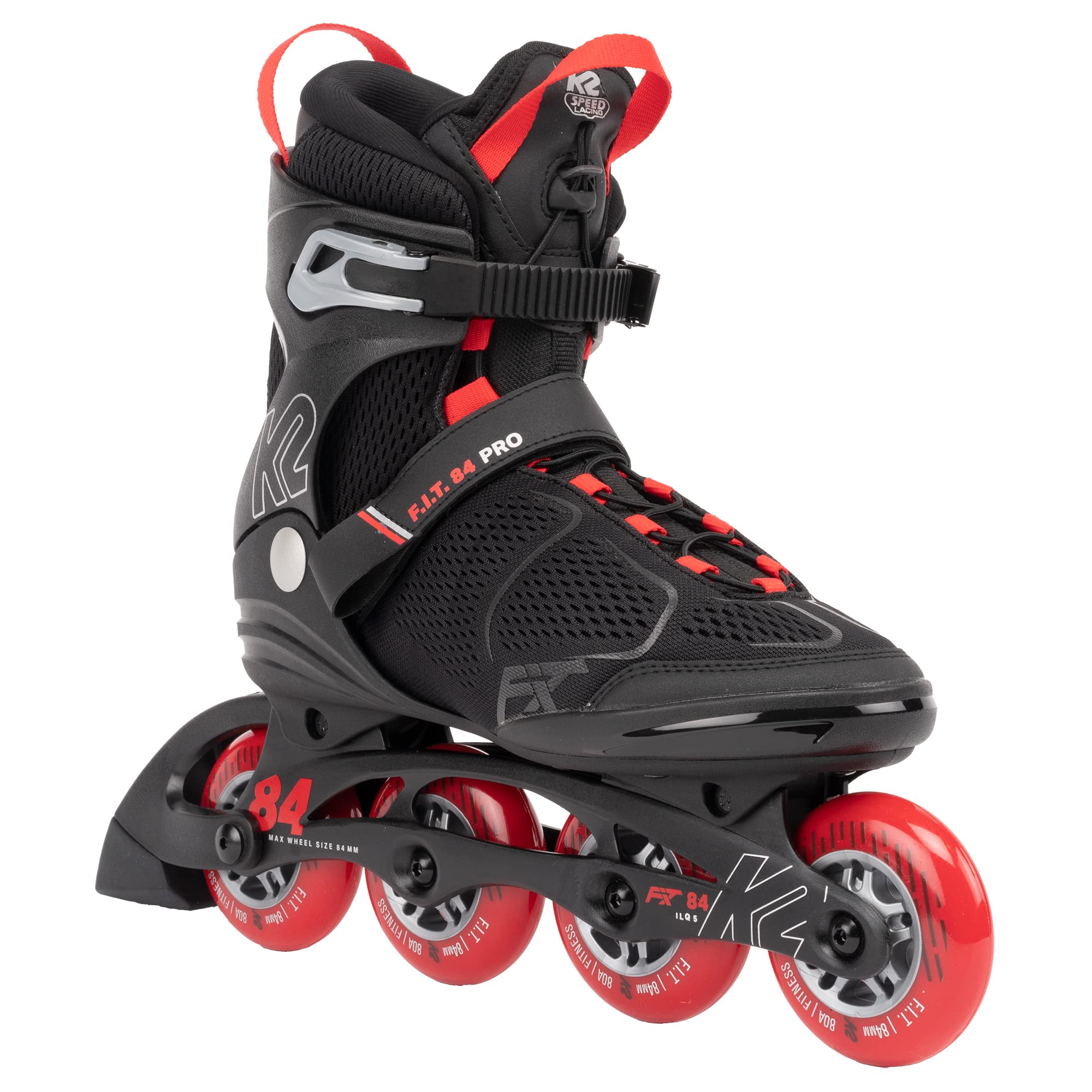 K2 Skate F.I.T. 84 Pro, 10.5 Black Red
