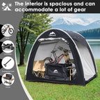 Maizoa Outdoor Bike Covers Storage Shed Tent,210D Oxford Thick Waterproof Fabric,Outdoor Aluminum Alloy Bracket Bicycle Storage