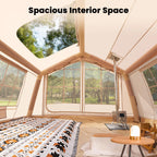 Inflatable Tents For Camping, Blow Up Tent For Camping Adults 4-6 People, Inflatable Hot Tent With Stove Jack & Ac Ports, Glampi