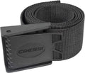 Cressi Nylon Weight Belt W/Plastic Buckle, Black