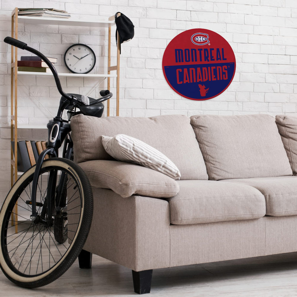 Rico Industries Nhl Montreal Canadiens Classic Shape Cut Pennant - Home And Living Room D  Cor - Soft Felt Ez To Hang