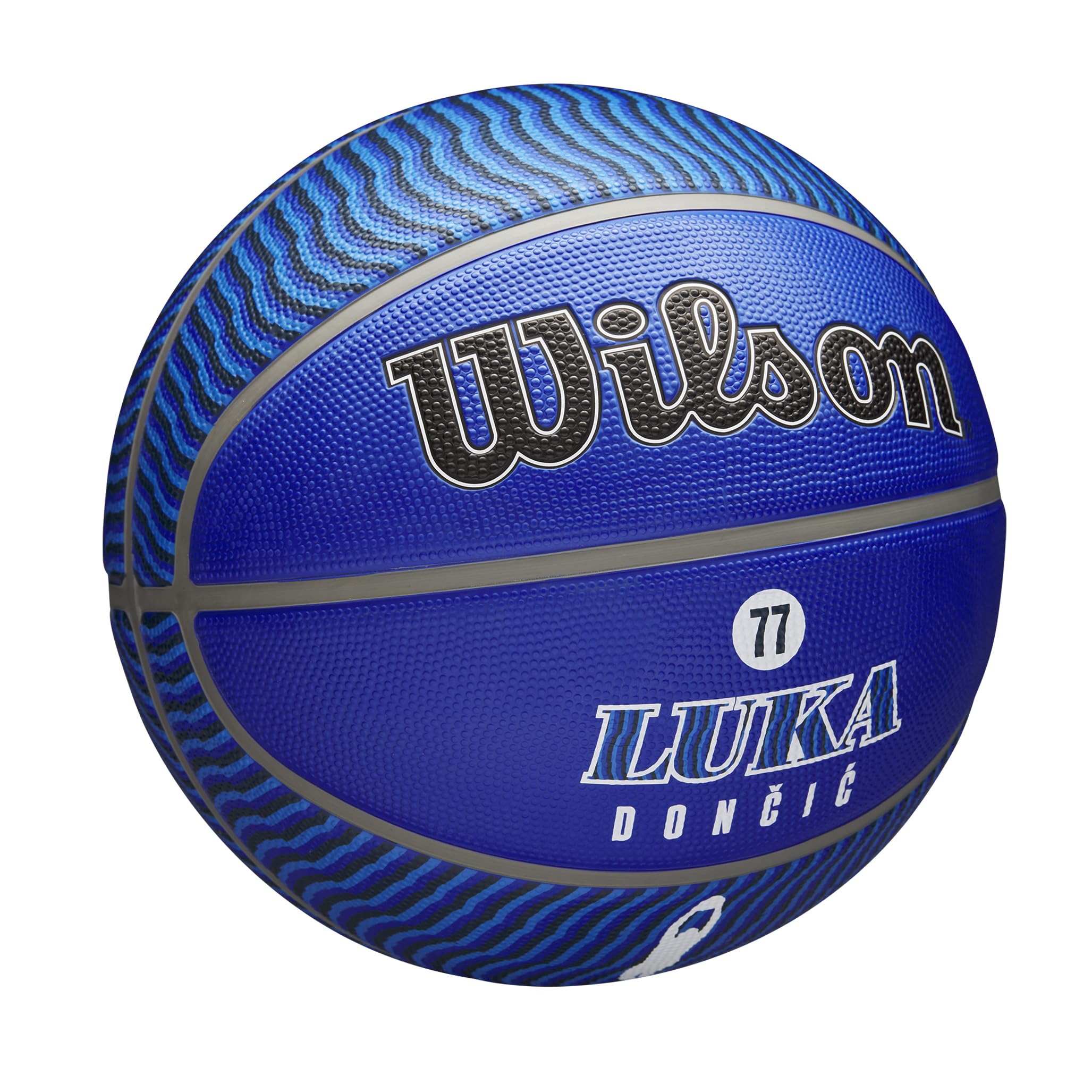 Wilson Nba Player Icon Outdoor Basketball - Luka Doncic, Size 7-29.5''