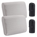 Enitya 2 Pack Camping Pillow With Washable Cover - Travel Essentials, Memory Foam Backpacking Pillow, Portable For Camping, Air