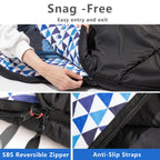 Bisinna Flannel Xl Sleeping Bag(630Gms) For Adults Warm & Cold Weather Sleeping Bag 3-4 Season With 100% Cotton Lining Large Sle
