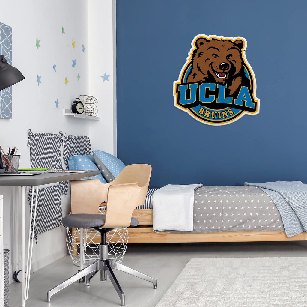 Rico Industries Ncaa California-Los Angeles Bruins Mascot Shape Cut Pennant - Home And Living Room D  Cor - Soft Felt Ez To Hang